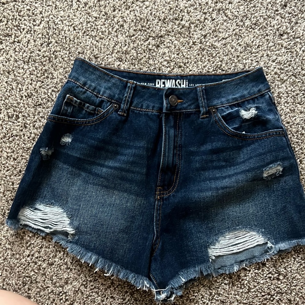NY Rewash brand denim, high waist shorts, size 5